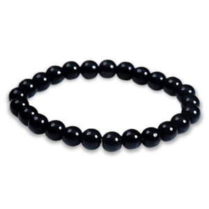 Black Tourmaline Bracelet – Negative Energy Protection & Stress Relief